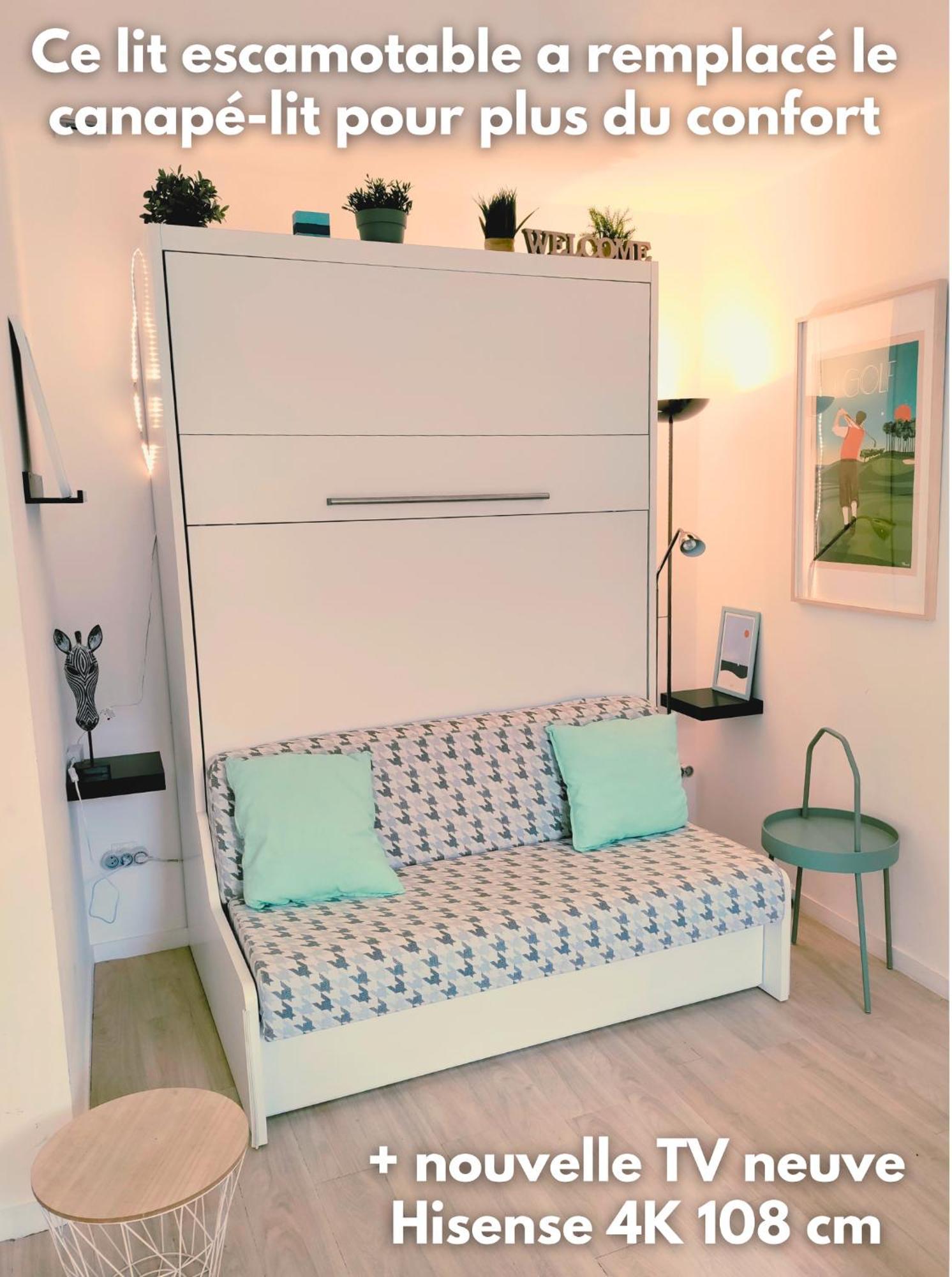 Sunny Studio Terrasse, Hypercentre La Plage A 2 Pas ! Les Sables-dʼOlonne Екстериор снимка